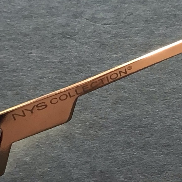 NYS Collection Mens Aviator Double Bridge Gold Metal Studded Frame Sunglasses - Picture 15 of 16